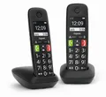Produktbild: Gigaset E290 Duo schwarz Großtastentelefon, DECT, extra lautes Hören BRANDNEU