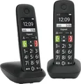 Produktbild: Gigaset DECT Telefon E290 Duo Schwarz altersgerecht NEU