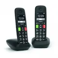 Produktbild: Gigaset E290 Duo - Großtastentelefon mit 2 Mobilteilen - schwarz