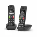 Produktbild: Gigaset E 290 Duo schwarz schnurloses Telefon große Tasten Senioren