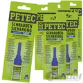 Produktbild: 6x 91005 PETEC SCHRAUBENSICHERUNG BLAU 5 GRAMM MITTELFEST SCHRAUBENKLEBER