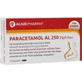 Produktbild: PARACETAMOL AL 250 Kleinkindersuppositorien 10 St. PZN 03295071