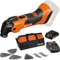 Produktbild: Fein Multifunktionswerkzeug MultiMaster AMM 500 PLUS AS 2 AH, Akku, 18 V / 2 Ah, mit Akku, Ladegerät, Zubehör-Set und Tasche