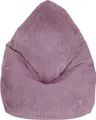 Produktbild: Dreamroots Bean Bag 80x80x120cm Sitzsack mit Lehne und Bezug Sitzkissen Boden Chill Sack Bubibag Sitzsack Sitzsack mit Füllung Sitzsack Plum Smoothie