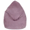 Produktbild: DreamRoots Sitzsack Erwachsene Cord 80x80x120 cm, Plum Smoothie