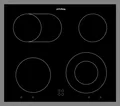 Produktbild: Privileg PCTHR K6042 IN, Schwarz, Integriert, 56 cm, Keramik, 4 Zone(n), 4 Zone(n)