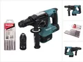 Produktbild: Makita DHR 243 Z Akku Bohrhammer 18 V 2,0 J SDS plus Brushless + 5 tlg. Bohrer Set - ohne Akku, ohne Ladegerät