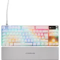 Produktbild: Steelseries Apex Pro TKL Gen 3 White kabelgebundene Gaming Tastatur mit Hall Effect Switches, Rapid Trigger und RGB-Beleuchtung