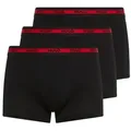 Produktbild: HUGO Trunk TRIPLET PLANET (3-St) Logos am elastischen Bund, mittlere Bundhöhe schwarz L (52)