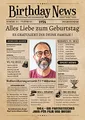 Produktbild: PRINTALA Geburtstagszeitung - personalisiert mit Deinem Text & Foto | Jahrgang nach Wahl | Posterdruck (1954)