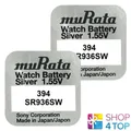 Produktbild: 2 Murata 394 Sr936Sw Batterien Silber Oxid 1.55V Sony Uhrenbatterie 2026 NEU