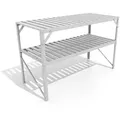 Produktbild: Gewächshaustisch, Alu, Metall, 121x76x54 cm, Gartenzubehör, Hochbeete