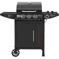 Produktbild: Royal Gourmet - Gasgrill 3+1 Brenner Grillwagen mit 11,5 kW, Campinggrill mit Seitenbrenner, Outdoor Gas Grill inkl. Haken, Unterschrank für Balkon,