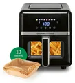 Produktbild: GOURMETmaxx Heißluftfritteuse, 5 l - mit Multi-Color-Touchscreen & Farb-Icons