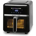 Produktbild: GOURMETmaxx Heißluftfritteuse | 5 Liter Airfryer | 1500 W | Fritteuse mit 6 Funktionen, 8 Programmen | Farbdisplay inkl. Touch-Funktion | Schwarz