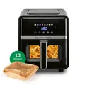 Produktbild: GOURMETmaxx Heißluft Fritteuse 5L Airfryer mit Sichtfenster Touchdisplay 1400W
