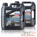 Produktbild: LIQUI MOLY 2x 4 L LITER MOTORBIKE 4T 10W-30 STREET MOTOR-ÖL MOTOREN-ÖL