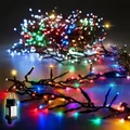 Produktbild: SALCAR 5m 500er LED Cluster Lichterkette Außen, Weihnachtslichterkette mit 8 Modi und Memory, Wasserdicht Christbaumbeleuchtung für Innen Außen Garten Weihnachtsbaum Hochzeit, Bunt