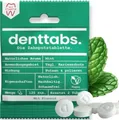 Produktbild: DENTTABS Zahnputztabletten stevia-mint m.Fluorid 125 St