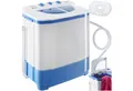 Produktbild: tectake Wäscheschleuder Mini-Waschmaschine, 358 U/min, 4,50 kg, mit Schleuder, 2 Kammern