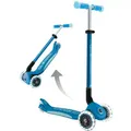 Produktbild: Globber Elite Glow Lights Scooter 3-rädrig - Leuchtet in der Nacht, Farbe: Petrol