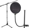 Produktbild: K&M 23956 Popschutz + keepdrum MS107B Mikrofonständer
