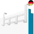 Produktbild: Menz Premium Türgarderobe zum Einhängen – Made in Germany Türhakenleiste zum Ein