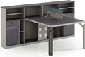 Produktbild: Gruppenschreibtisch Teamarbeitsplatz Tisch Möbel Kommode Schreibtisch 2 Personen
