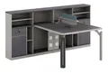 Produktbild: JVmoebel Schreibtisch Teamarbeitsplatz mit Kommode, modern und robust (Schreibtisch für 2 Personen), Made in Europa