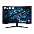 Produktbild: Samsung Odyssey G55C Curved Gaming Monitor, 32 Zoll, Bildschirm mit VA-Panel, 2.560 x 1.440 Pixel, 1.000R Radius, HDR10, AMD FreeSync, Bildwiederholrate 165 Hz, Reaktionszeit 1 ms (MPRT)
