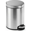 Produktbild: DURABLE Treteimer Edelstahl 5L rund, 340023 silber - Silber