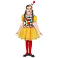 Produktbild: W WIDMANN MILANO Party Fashion - Kinderkostüm Clown, Kleid mit Tutu, Minihut, Zirkus, Fasching