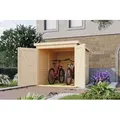 Produktbild: Expresshaus Fahrradgarage Karibu Bike Box 3 Holz 162,5 x 216,5 cm natur