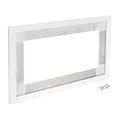 Produktbild: Emuca Rahmen zum Einlassen von Mikrowellen in Möbel mit 60 cm aus weißem Kunststoff