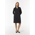 Produktbild: comma Minikleid Kleid Businesskleid mit umschlagbarem Ärmel blau 42 EU