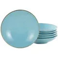 Produktbild: Creatable Suppentellerset, Hellblau, Keramik, 6-teilig, rund, Essen & Trinken, Geschirr, Teller, Suppenteller