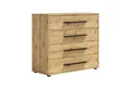 Produktbild: HAUSELEMENT Kommode MAXIONE MX-03, 4 Schubladen Sideboard 100 cm Schrank Modern