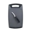 Produktbild: STONELINE® Schneidebrett 36x22cm und Gemüsemesser Set Messer Grau IIWahl 21862
