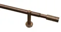Produktbild: Gardinia Gardinenstangen Set Zylinder 1-Lauf Ø 22/25 mm Bronze 190-360 cm, 33671