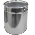 Produktbild: 30 Liter Weißblecheimer Hobbock inkl. Deckel mit Spannring | Stabile Seitliche Metallgriffe | Luft und Flüssigkeitsdicht | Robust und Stapelbar |...