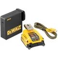 Produktbild: DeWALT Kombi-Ladegerät mit Powerbank-Funktion, USB-C-Anschluss, DCB094K-QW für 18 und 54 Volt Akkus - Schwarz/Gelb
