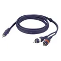 Produktbild: 1x 3,5mm Klinke Stereo auf 2x RCA Chinch male