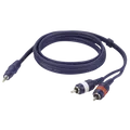 Produktbild: DAP Audio FL30 - stereo mini Jack > 2 RCA Male L/R Kabel Klinke Chinch Adapter