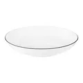 Produktbild: Seltmann 001.737144 Weiden Lido Porzellan Suppenteller, Staatsstreich Schwarze Linie, Rund, 10826 Dekor, Weiß, 0.75 L Kapazität, 4.2cm Höhe, 21cm Durchmesser