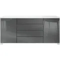 Produktbild: Vladon Sideboard, Grau, Holzwerkstoff, 166.5x75.5x35 cm, Wohnzimmer, Kommoden & Sideboards, Sideboards