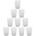 Produktbild: ENGELLAND 10 x Kunststoffbecher Party-Becher Plastik Gläser Mehrweg 400 ml Weiß