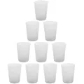 Produktbild: ENGELLAND 10 x Kunststoffbecher Party-Becher Plastik Gläser Mehrweg 400 ml Weiß