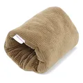 Produktbild: HOBEA-Germany Ministillkissen Arm-Stillkissen kleines Stillkissen für unterwegs Stillmuff Reisestillkissen in verschiedenen Designs, Modell: Cord Taupe