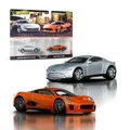 Produktbild: Hot Wheels Premium Car Culture 2er-Pack im Maßstab 1:64, Einzigartige Zusammenstellungen, Real Riders Reifen, Metall/Metall Karosserie, Spielzeug für Sammler, JBK97