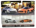 Produktbild: Hot Wheels Aston Martin DB10 Jaguar CX75 2 Pack Spectre 007 Bond 1:64 Modellauto